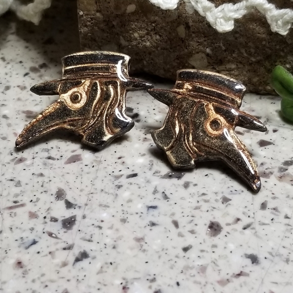 Polymer clay and resin earrings - Picture 2 of 7